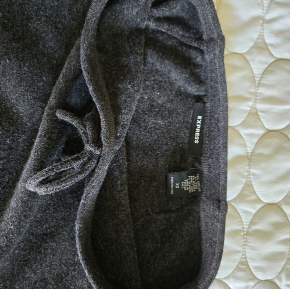 Vintage Wool Angora Blend Express Maxi Skirt Full Length Whimsigoth Witchy Y2k - Picture 5 of 6